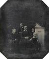 (CASED IMAGES) cary Pair of whole-plate daguerreotypes of families, comprising an aesthetic portait by Cary